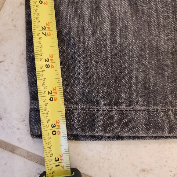 Mens Black Grey Wash Jeans Y2K VTG Southpole Straight Leg 36X30 READ #BB935 - Picture 2 of 6